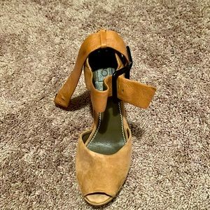 Never worn! Suede and leather